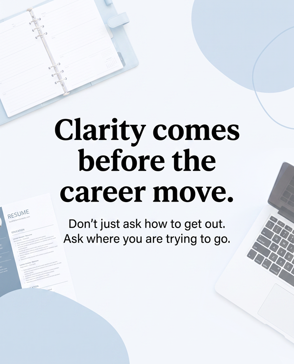 Get clarity before any career move - advice from Bold Career Consulting