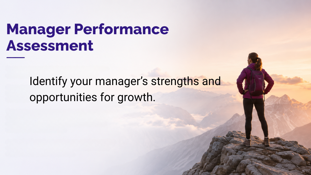 Manager Performance Assessment by Bold Career Consulting header